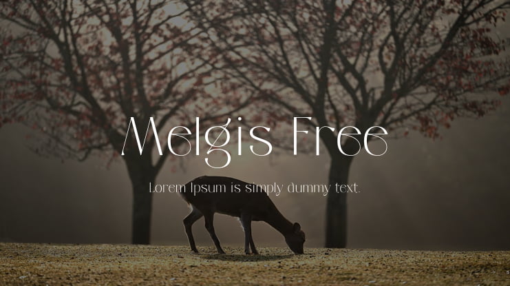Melgis Free Font