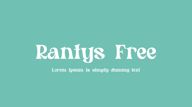 Rantys Free Font