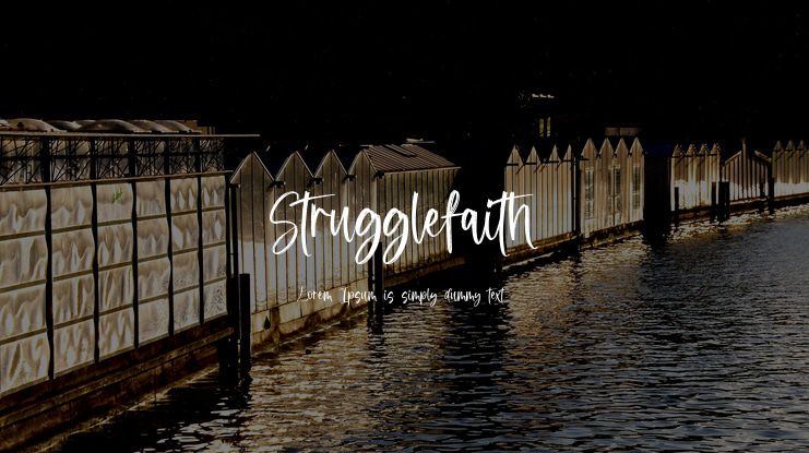Strugglefaith Font