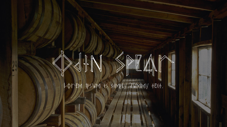Odin Spear Font Family