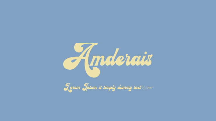 Amderais Font