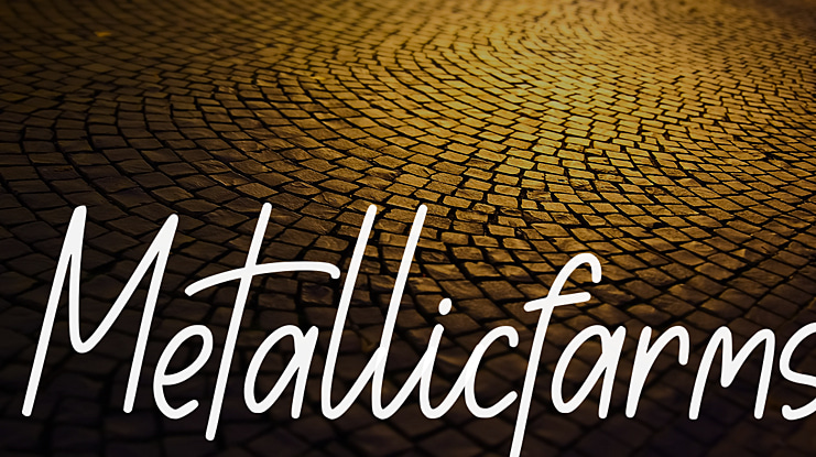 Metallicfarms Font