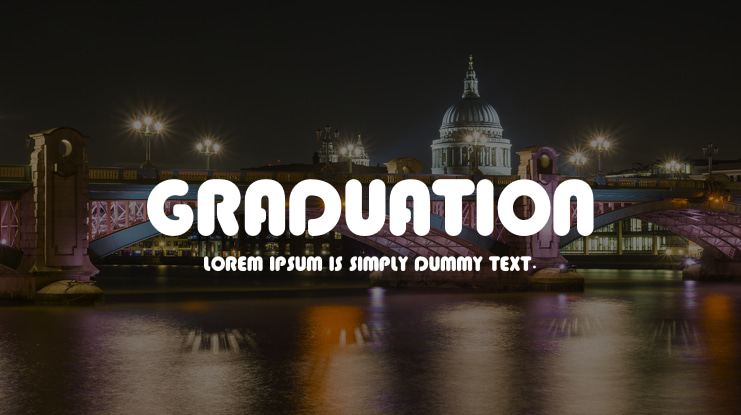 Graduation Font