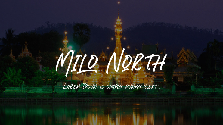 Milo North Font