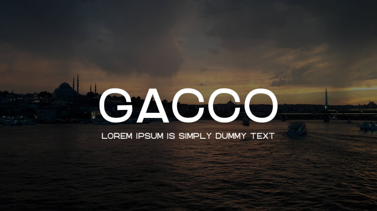 GACCO Font