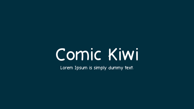 Comic Kiwi Font