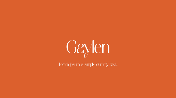 Gaylen Font