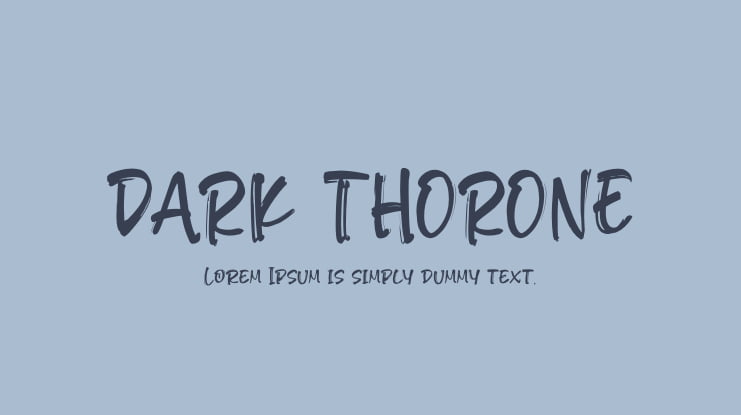 DARK THORONE Font