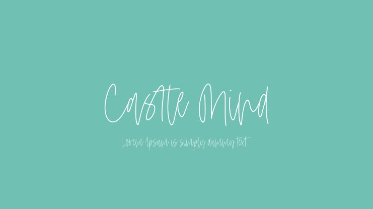Castle Mind Font