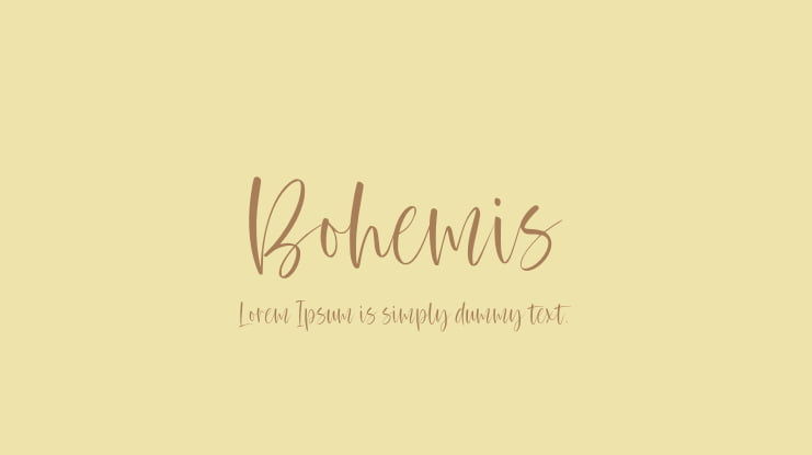 Bohemis Font