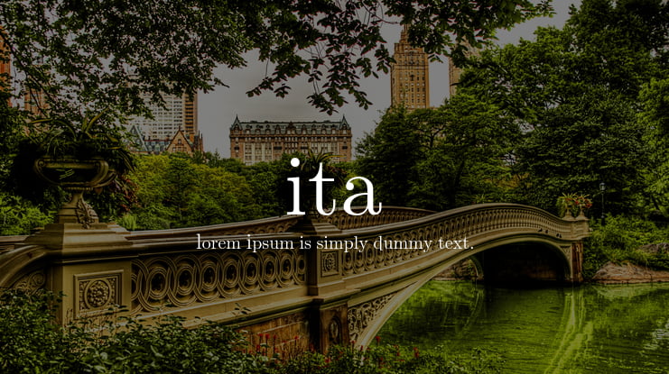 ITA Font