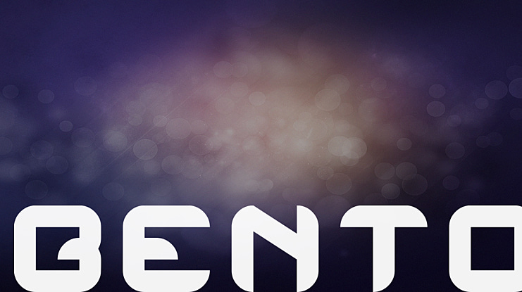 BENTO Font
