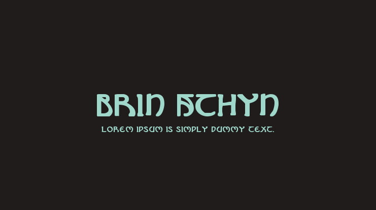 Brin Athyn Font Family