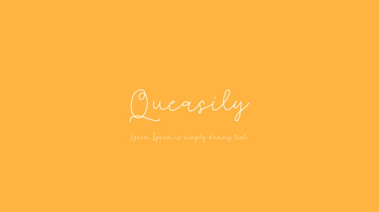 Queasily Font