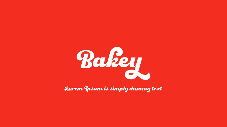 Bakey Font