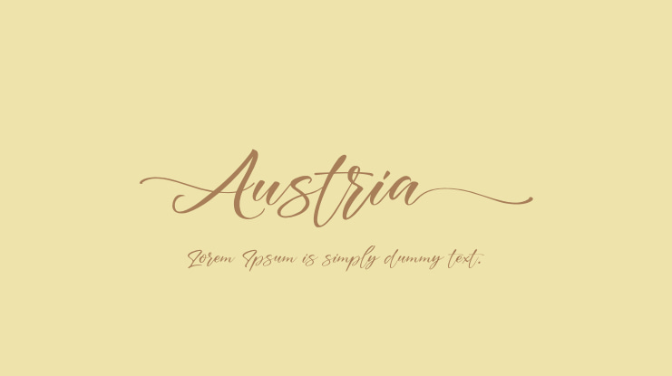 Austria Font