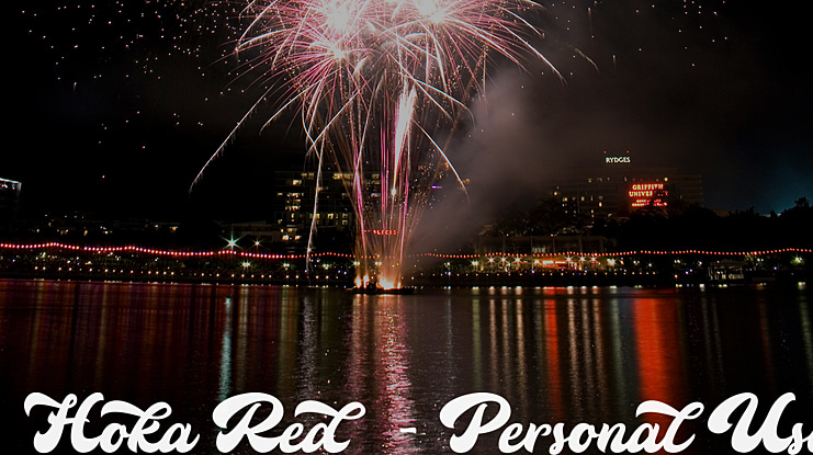 Hoka Red - Personal Use Font