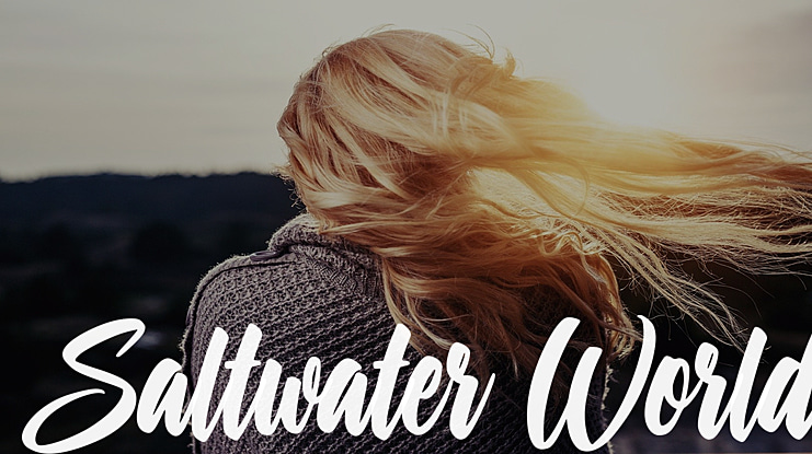 Saltwater World Font