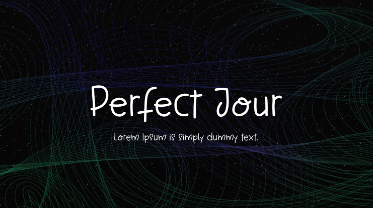 Perfect Jour Font