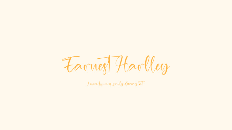 Earnest Harlley Font