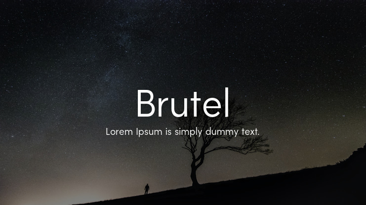 Brutel Font Family