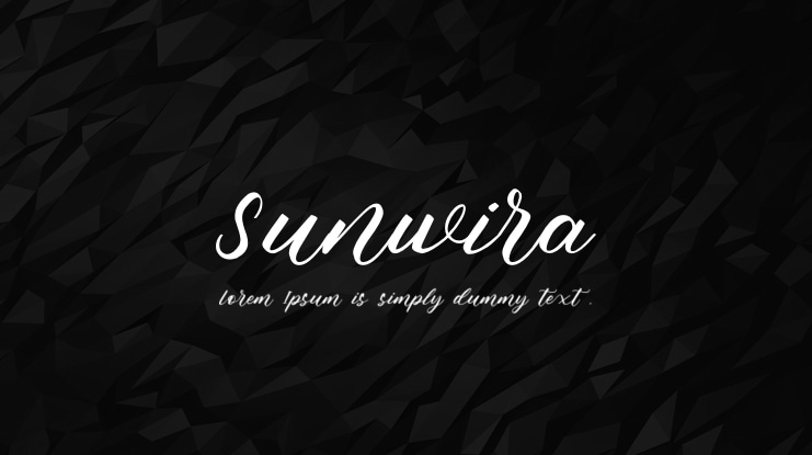 Sunwira Font