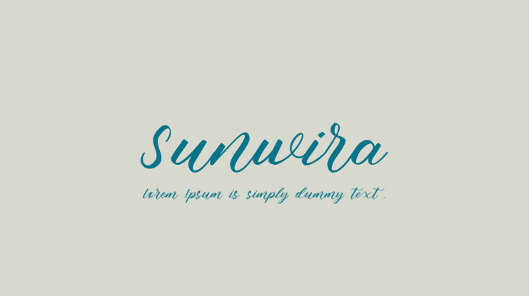 Sunwira Font
