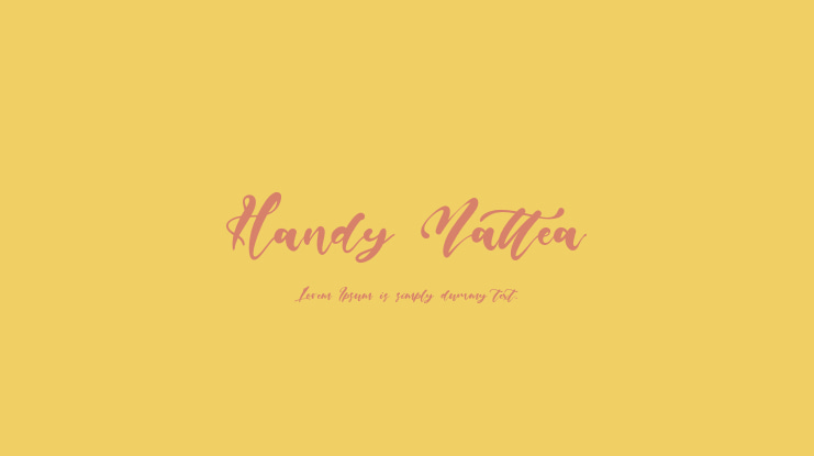 Handy Mattea Font
