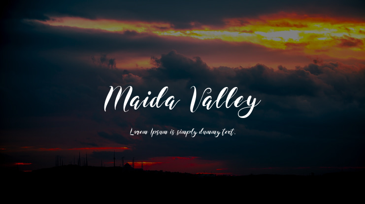 Maida Valley Font
