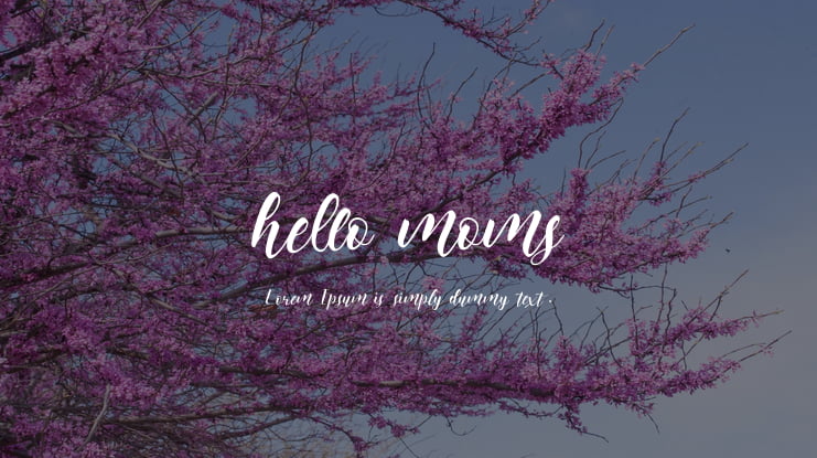 hello moms Font