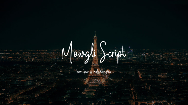 Mowgli Script Font