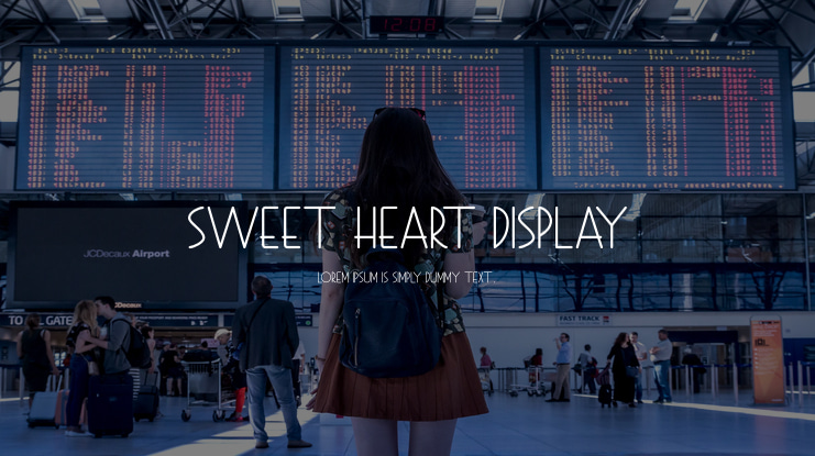Sweet Heart Display Font