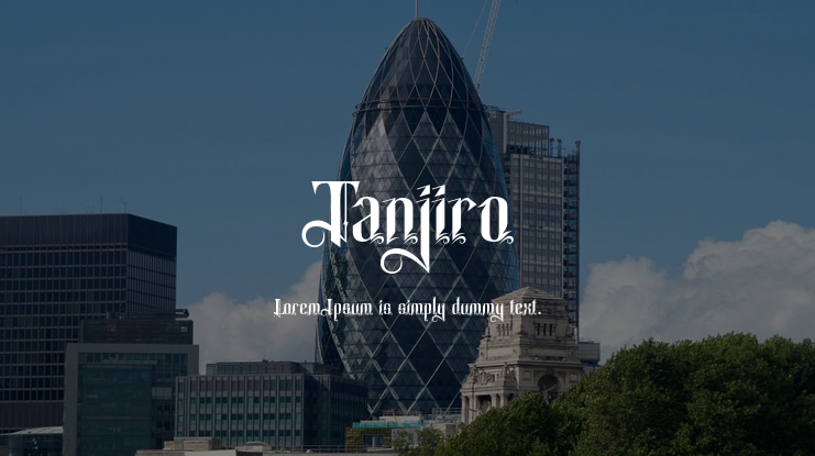 Tanjiro Font