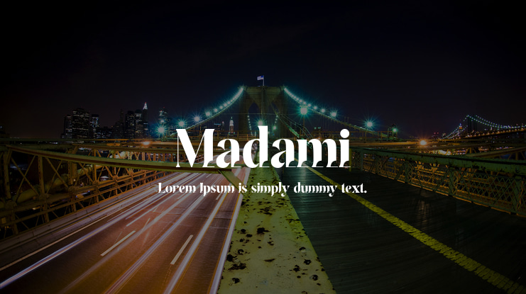 Madami Font