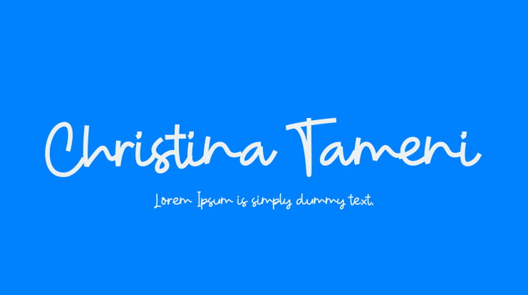 Christina Tameni Font