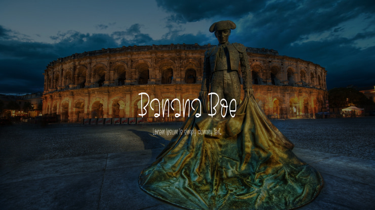 Banana Boe Font