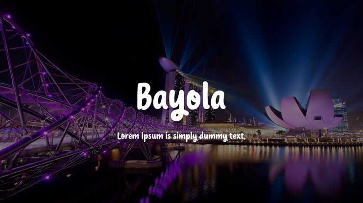 Bayola Font