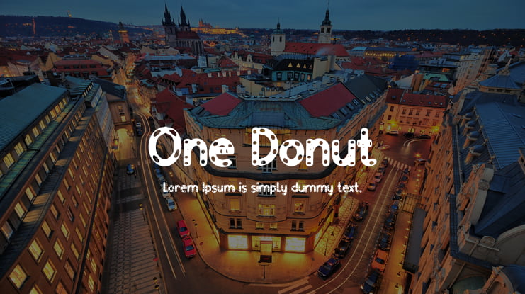 One Donut Font