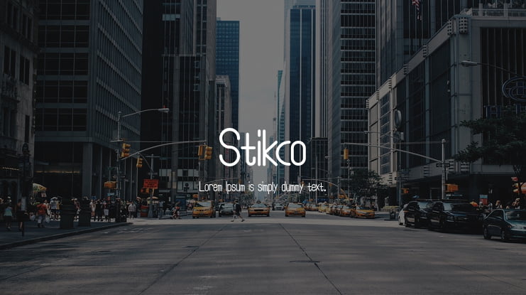 Stikco Font
