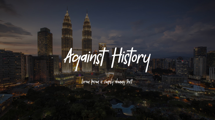 Against History Font