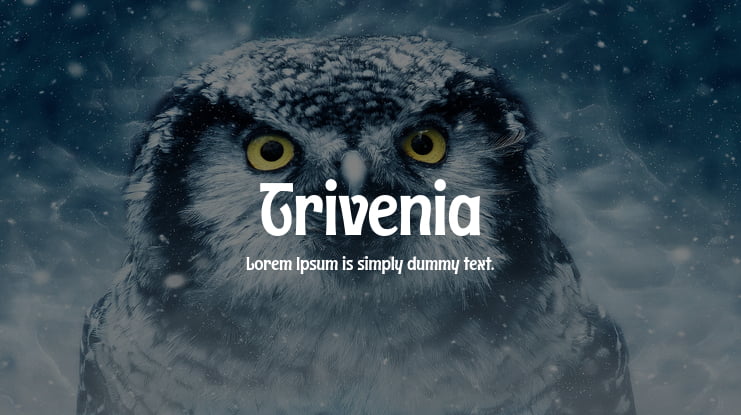 Trivenia Font