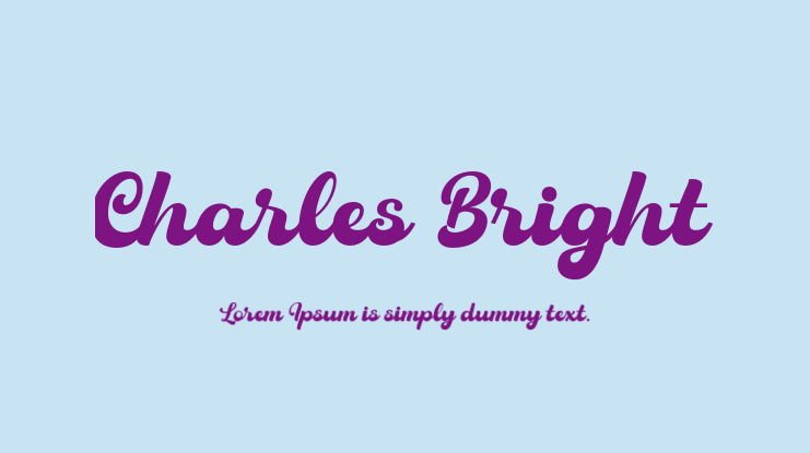 Charles Bright Font