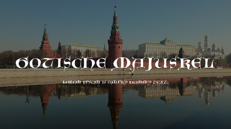 Gotische Majuskel Font