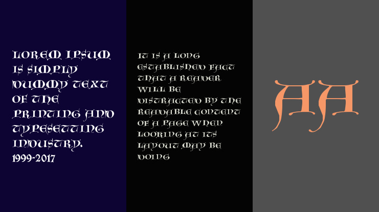 Gotische Majuskel Font