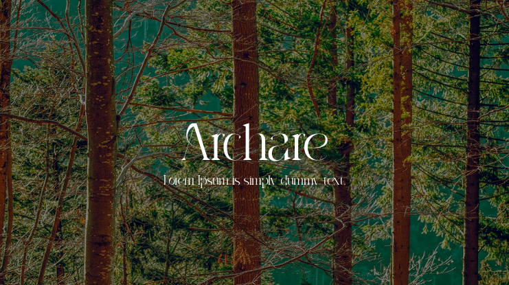 Archare Font