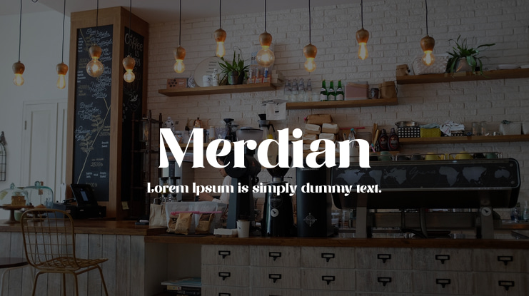 Merdian Font