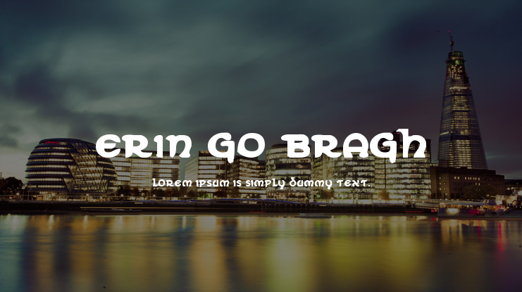 Erin Go Bragh Font Family