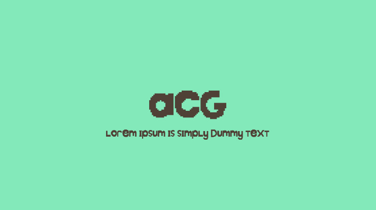 ACG Font