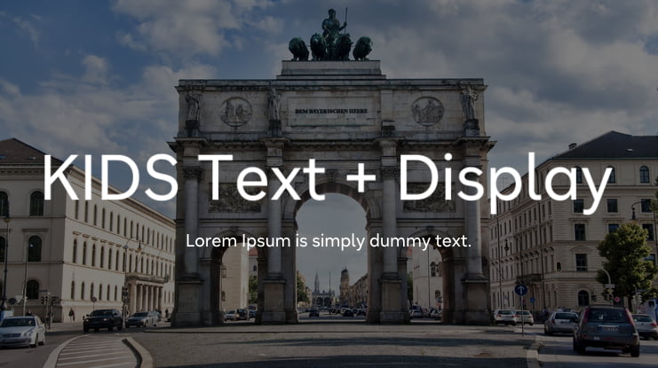 KIDS Text + Display Font Family