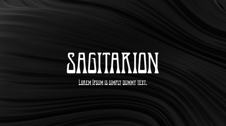 SAGITARION Font